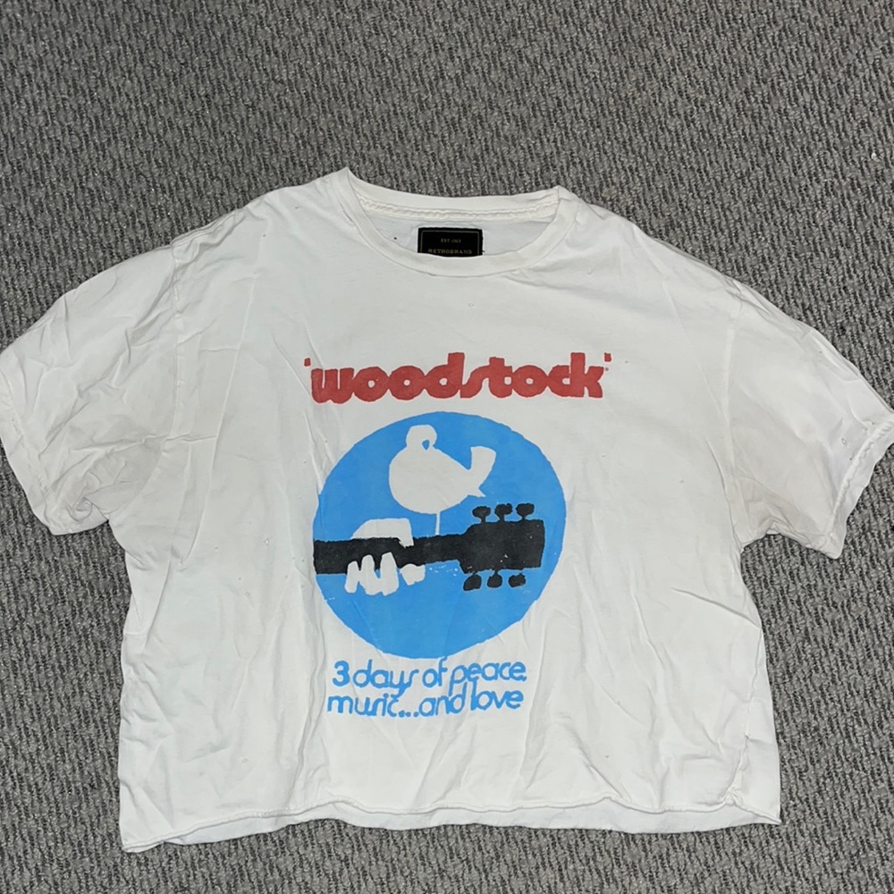 Woodstock cropped t-shirt